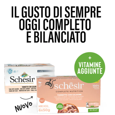 Schesir Gatto Tonnetto con Salmone in...
