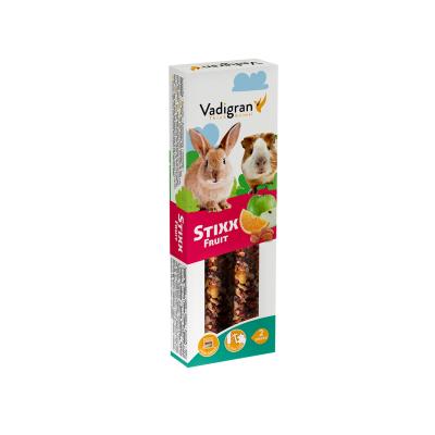 Vadigran Coniglio e Porcelelini D'India Snack Stixx Fruit 2pz