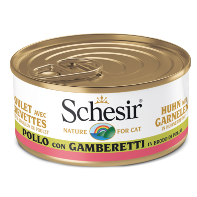 Schesir Gatto Pollo con Gamberetti in...