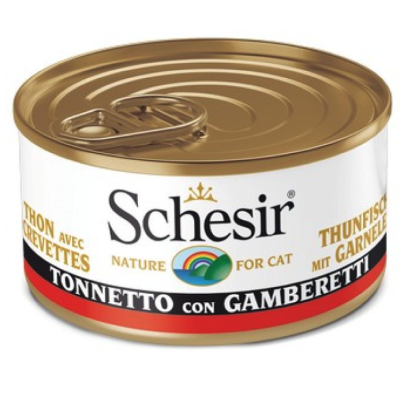 Schesir Gatto Tonnetto con Gamberetti...