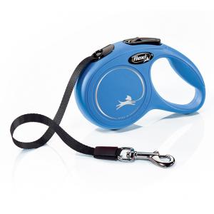Guinzaglio Flexi Classic Fettuccia XS da 3 m blu