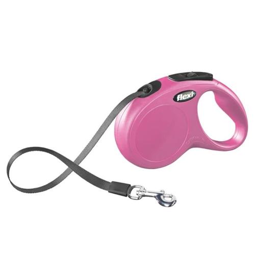 Guinzaglio Flexi Classic Fettuccia L da 8 m Nero