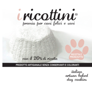 Nutrigene iRicottini biscotti per cani gusto Ricotta e Prosciutto 2