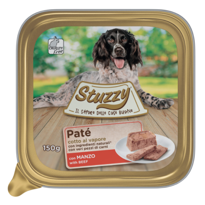 Stuzzy Cane Patè Vaschetta Manzo 150gr