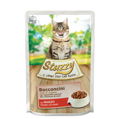 Stuzzy Gatto Bocconcini Manzo 85gr