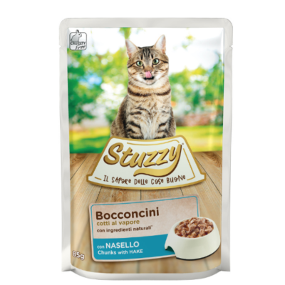 Stuzzy Gatto Bocconcini Nasello 85gr