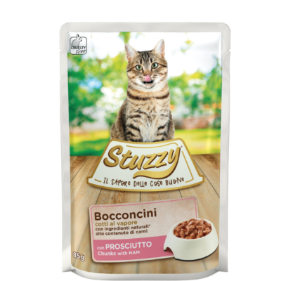 Stuzzy Gatto Bocconcini Prosciutto 85gr