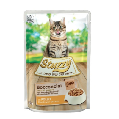 Stuzzy Gatto Bocconcini Jelly Pollo 85gr