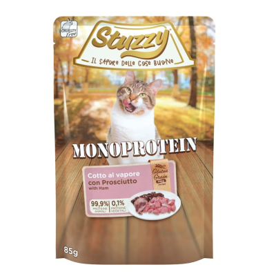 Stuzzy Gatto Monoprotein Prosciutto 85gr