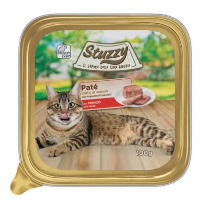 Stuzzy Gatto Patè Vaschetta Manzo 100gr