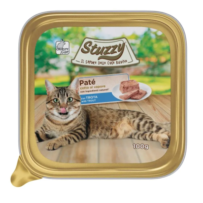 Stuzzy Gatto Patè Vaschetta Trota 100gr
