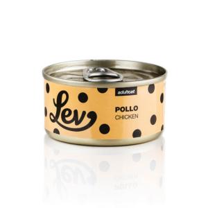 Lev Gatto Pollo Lattina 70gr