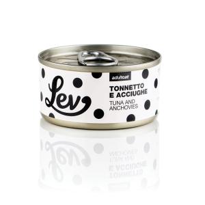 Lev Gatto Tonnetto e Acciughe Lattina 70gr