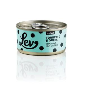 Lev Gatto Tonnetto e Orata Lattina 70gr