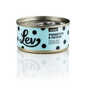 Lev Gatto Tonnetto e Patate Lattina 70gr