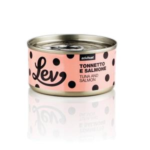 Lev Gatto Tonnetto e Salmone Lattina 70gr