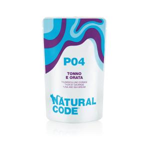 Natural Code Gatto P03 Tonno e Orata Busta 70gr