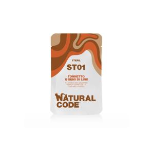 Natural Code Gatto ST01 Tonnetto e Semi di Lino Busta 70gr