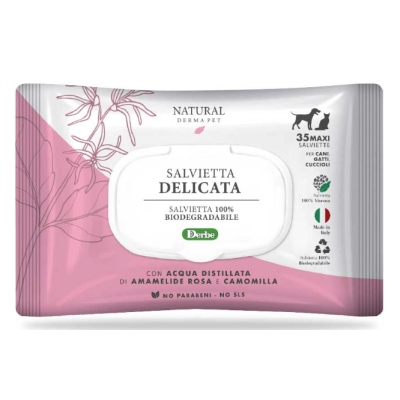 Natural Derma Pet Salviette Delicata...