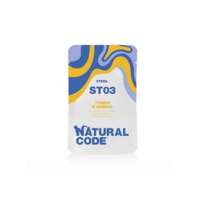 Natural Code Gatto ST03 Tonno e Quinoa Busta 70gr