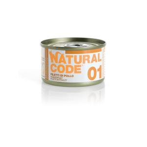 Natural Code Gatto 01 Filetti di Pollo Lattina 85gr