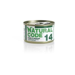 Natural Code Gatto 14 Tonno e Verdure Lattina 85gr