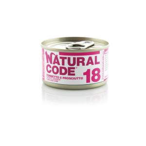 Natural Code Gatto 18 Tonnetto e Prosciutto Lattina 85gr