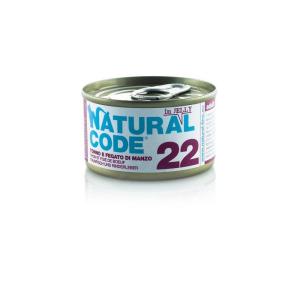 Natural Code Gatto 22 Tonno e Fegato di Manzo Lattina 85gr
