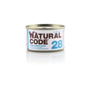 Natural Code Gatto 28 Tonno e Misto Mare Lattina 85gr