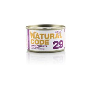 Natural Code Gatto 29 Tonno e Prosciutto Lattina 85gr