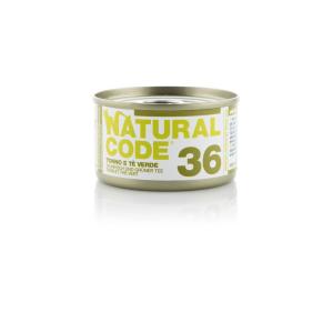 Natural Code Gatto 36 Tonno e Tè Verde Lattina 85gr
