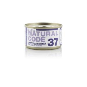 Natural Code Gatto 37 Tonno, Pollo e Calamari Lattina 85gr
