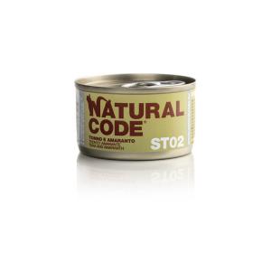 Natural Code Gatto ST02 Tonno e Amaranto Lattina 85gr
