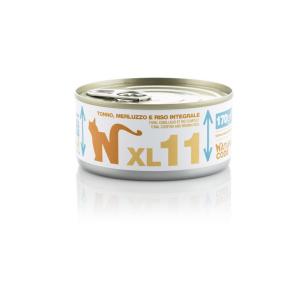 Natural Code Gatto XL 11 Tonno, Merluzzo e Riso Integrale Lattina 170gr