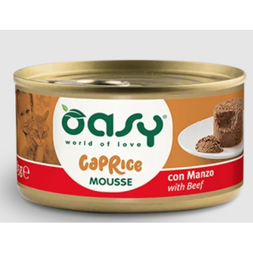 Oasy Caprice Mousse per Gatti Manzo 85gr