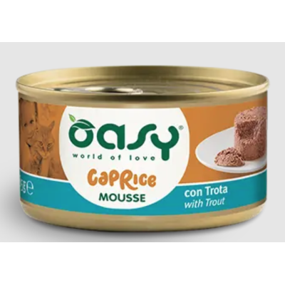 Oasy Caprice Mousse per Gatti Trota 85gr