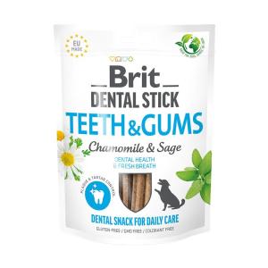 Brit Cane Snack Dental Stick Denti e Gengive con Camomilla e Salvia 251gr