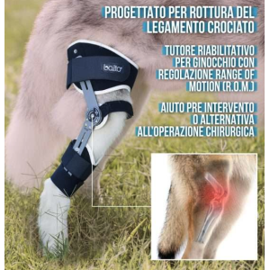 Balto BT LIGATEK Tutore con snodo graduato per ginocchio destro cane 2