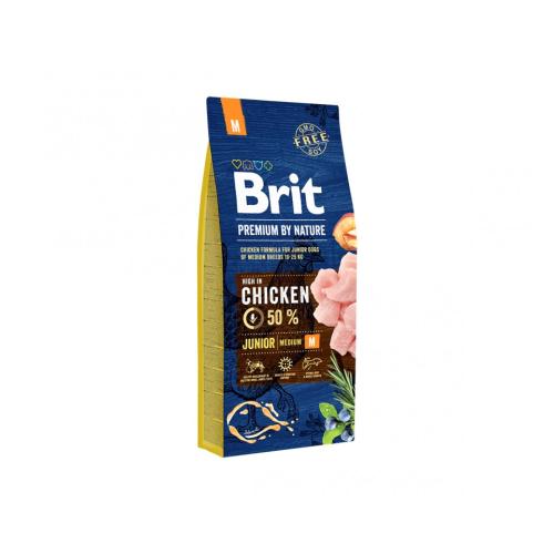 Brit Premium By Nature Cane Junior Medium Pollo 15kg