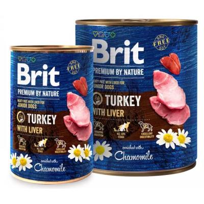 Brit Premium By Nature Cane Lattina Junior Tacchino e Fegato di Tacchino