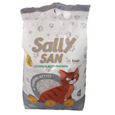 Sally San Gatto Lettiera Agglomerante Carboni Attivi 5kg
