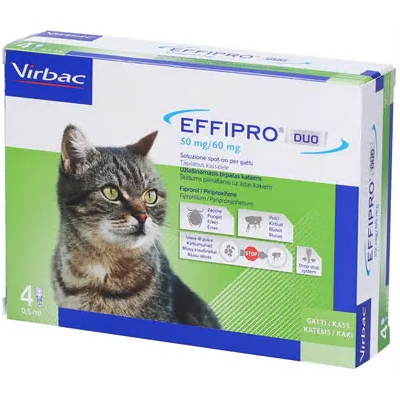 EFFIPRO DUO gatto spot on  4 pipette