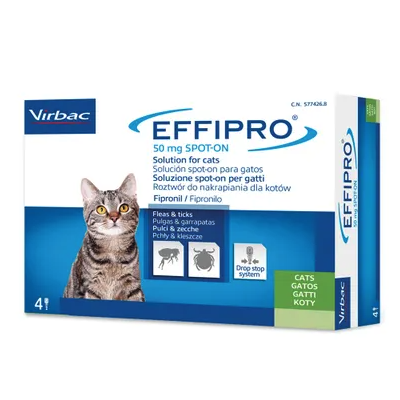 Effipro Gatto spot on 4 pipette