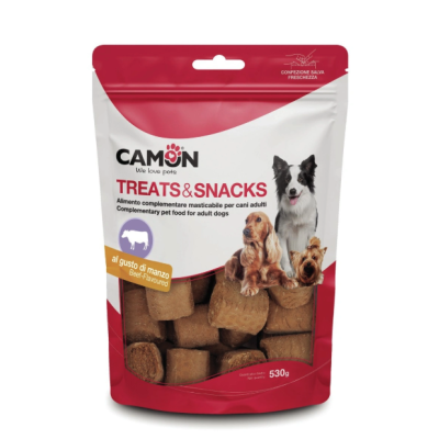 Camon Biscotti cane Rolls Manzo 530 gr