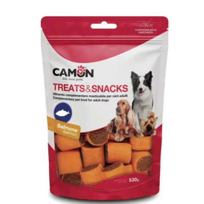 Camon Biscotti cane Rolls Salmone 530 gr