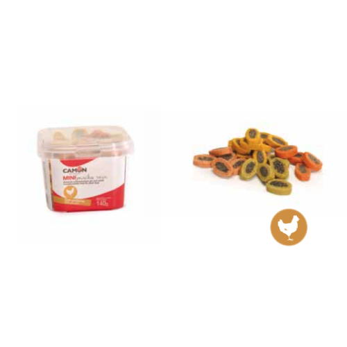 Camon Cane Snack Box Mini Dischi Pollo
