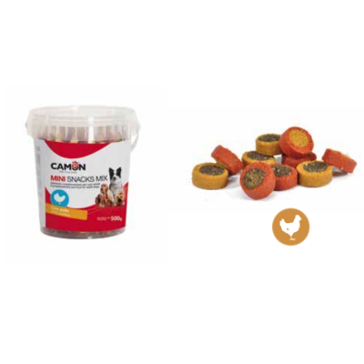 Camon Cane Snack Box Mini Dischi Pollo