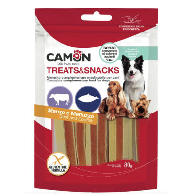 Camon cane snack Sandwich stick Manzo...