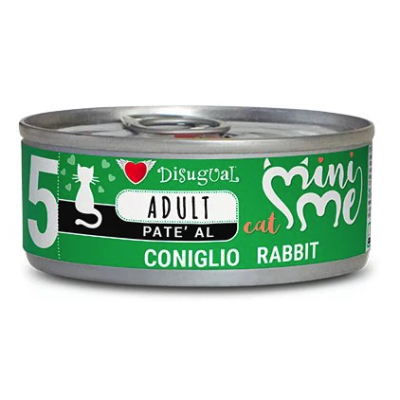 Disugual Gatto MiniMe (5) Coniglio 85 Gr