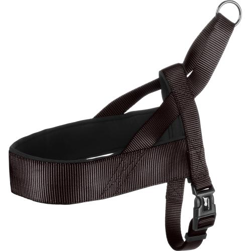 Flamingo Pettorina Norvegese per Cane in Nylon Noors Abbi Nero